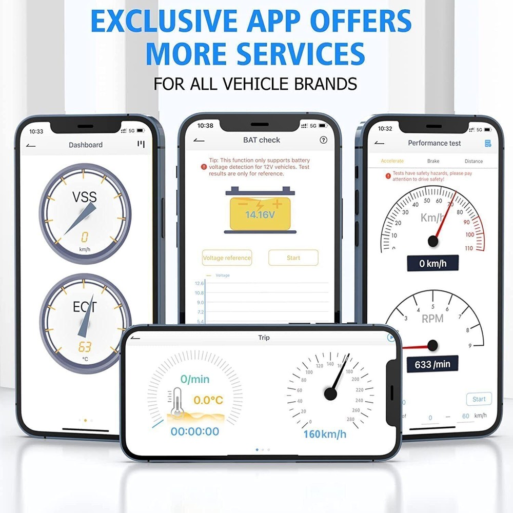 ANCEL BD300 OBD2 Scanner Bluetooth Fit for BMW All System Code Reader Diagnostic