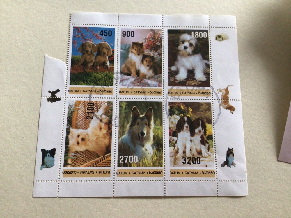 Dogs stamp sheets Ref R49322