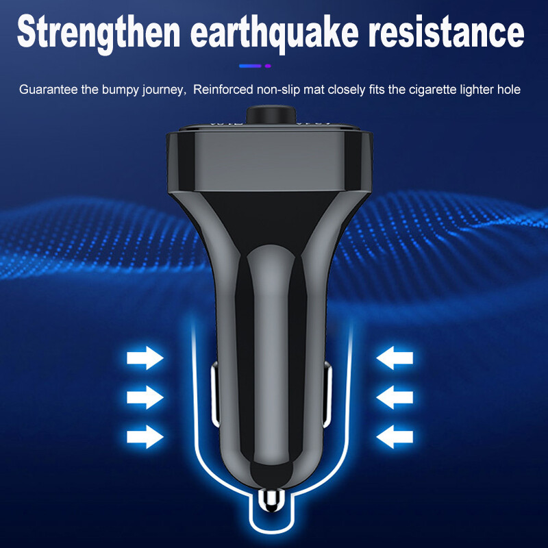 Bluetooth 5.0 FM Transmitter Car MP3 Player Wireless Handsfree Audio Receiver