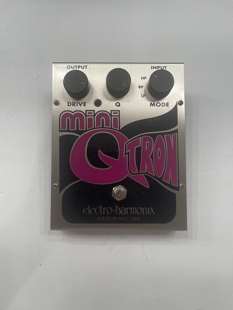Electro Harmonix Mini Q-Tron Envelope Filter Auto Wah Guitar Effect Pedal *READ*
