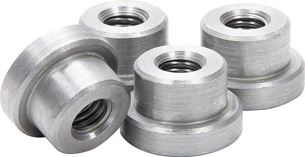 Weld on Nuts 3/8"-16 Thread Threaded Nut Steel Chassis Mount Tab Pack of 4