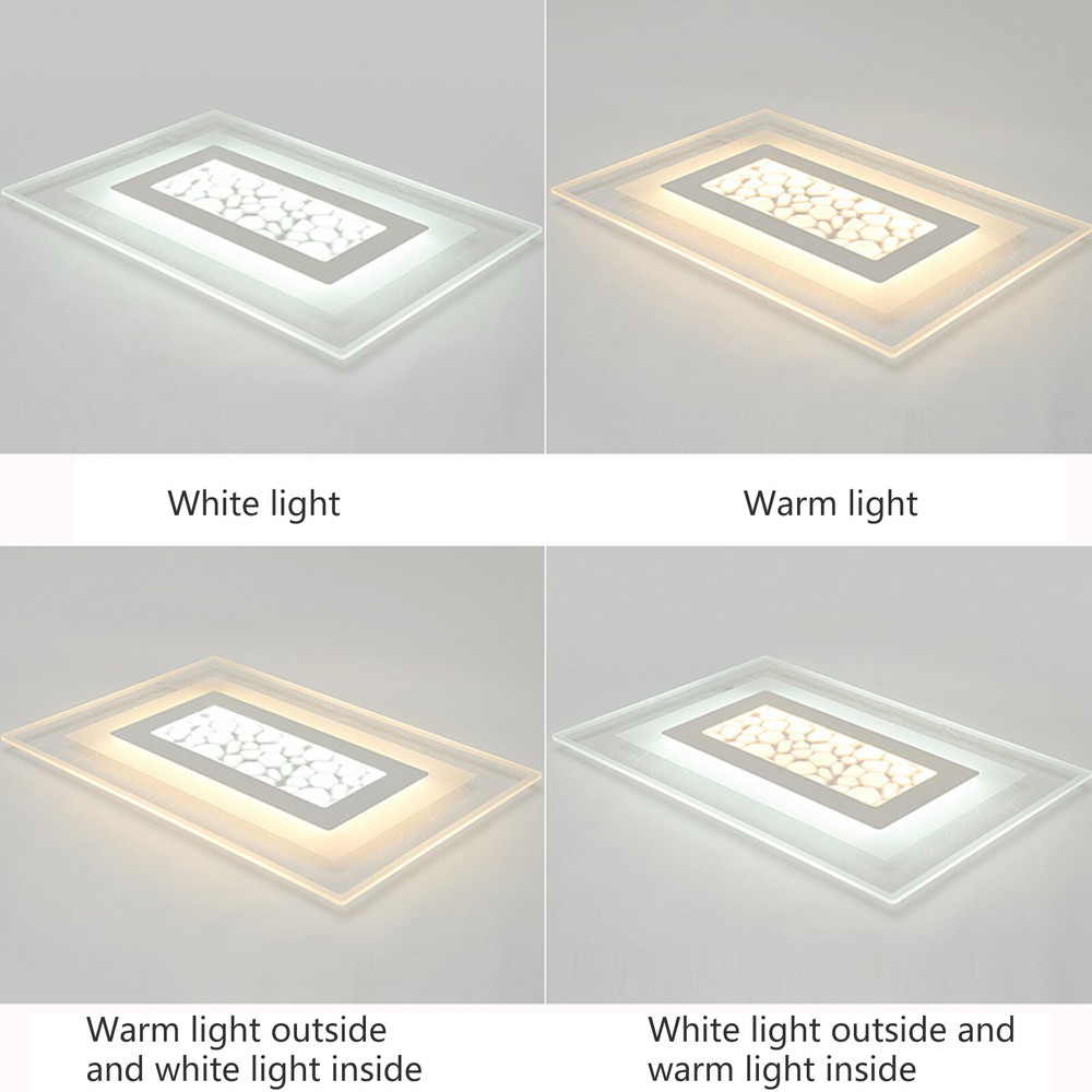 Modern Acrylic Flush Mount LED Ceiling Light Kitchen Bedroom Down Lighting Lamp