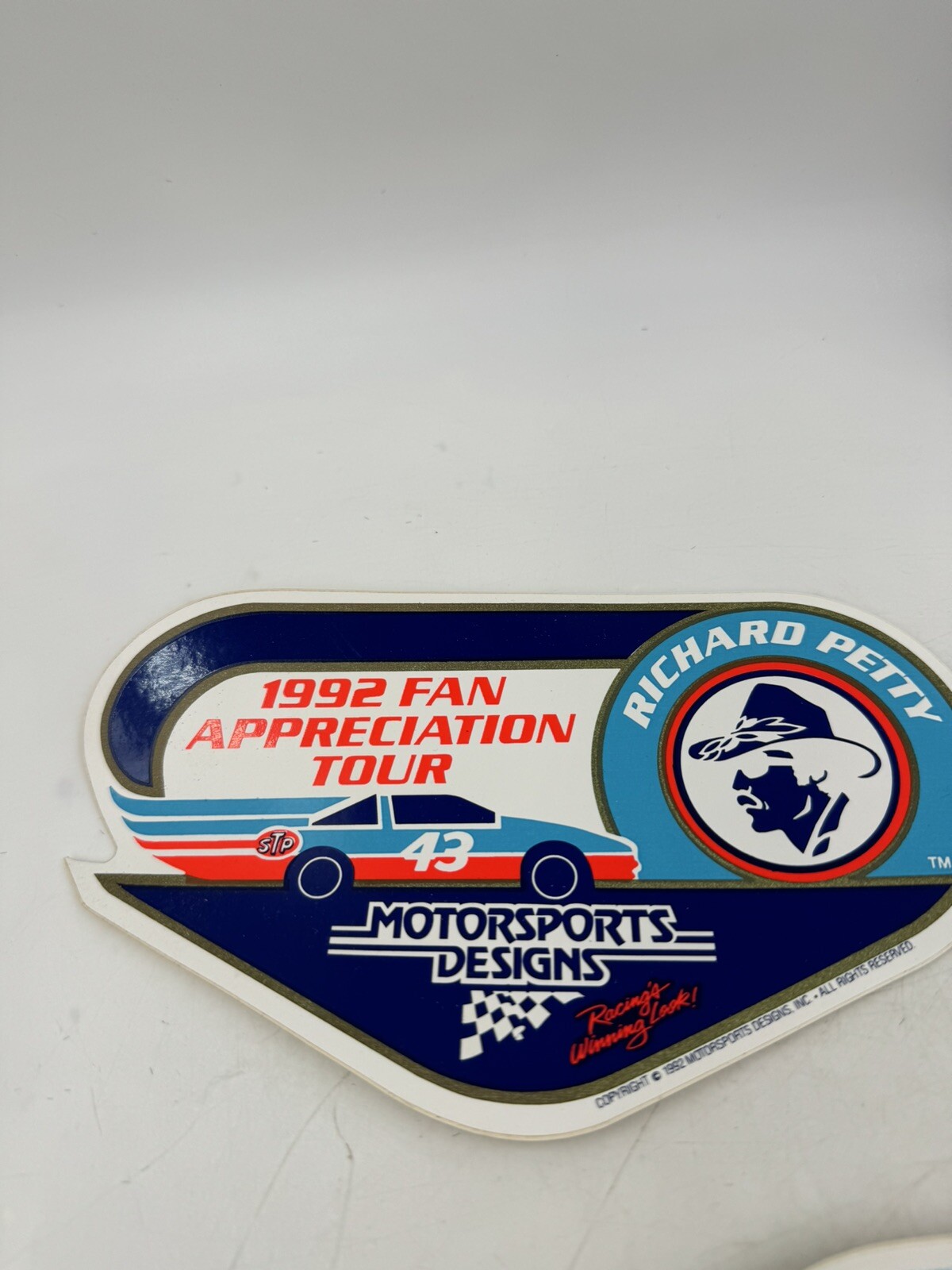 Vintage 1992 Fan Appreciation Tour Richard Petty Decal Collection Introductory