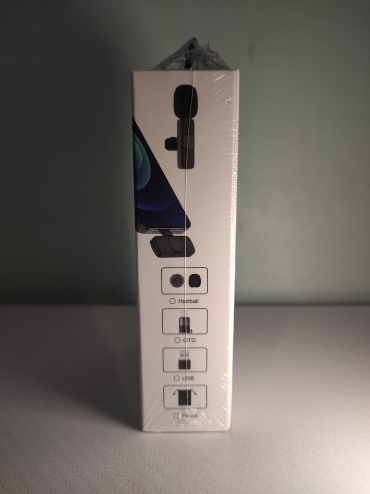 Wireless Lavalier Dual Microphone USB-C for iPhone Android 7-Hr Blog Interview