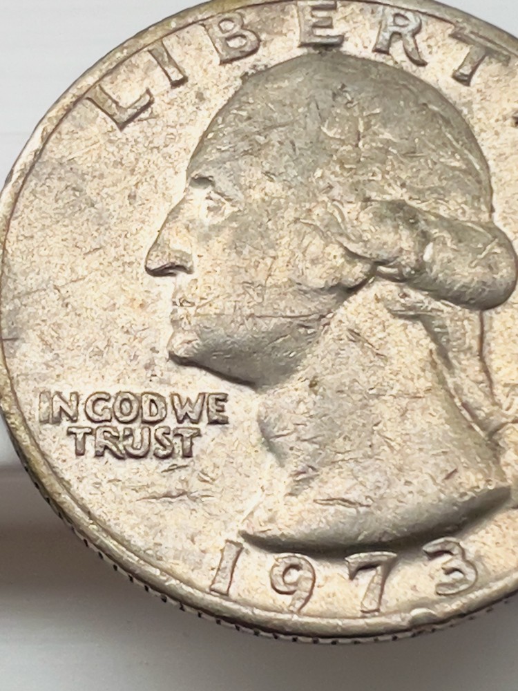 RARE 1973 Washington Quarter With Errors