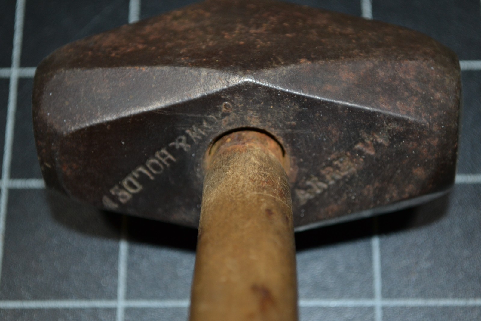 TROW & HOLDEN - BARRE, VT - HAND DRILLING HAMMER - 1 3/4# - VERY GOOD