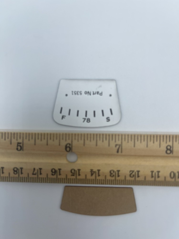 Victor Speed Indicator backing Part No 5351 Speed Dial replacement