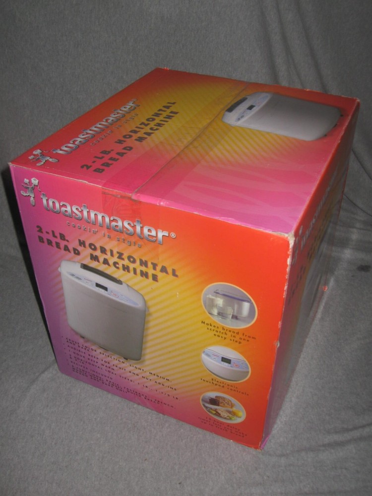 TOASTMASTER 2lb Horizontial Bread Maker Machine Model TBR20H Excellent