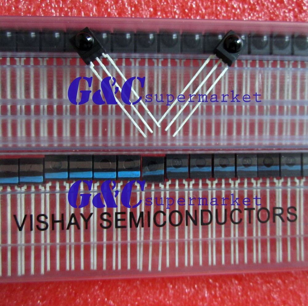 5PCS TSOP4833 DIP-3 VISHAY PH.MODULE 33KHZ S.VIEW top