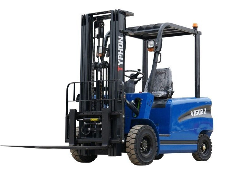 New 2 Ton Rated Capacity TYPHON Electric Forklift Lifter w Side Shift, 3 Stage