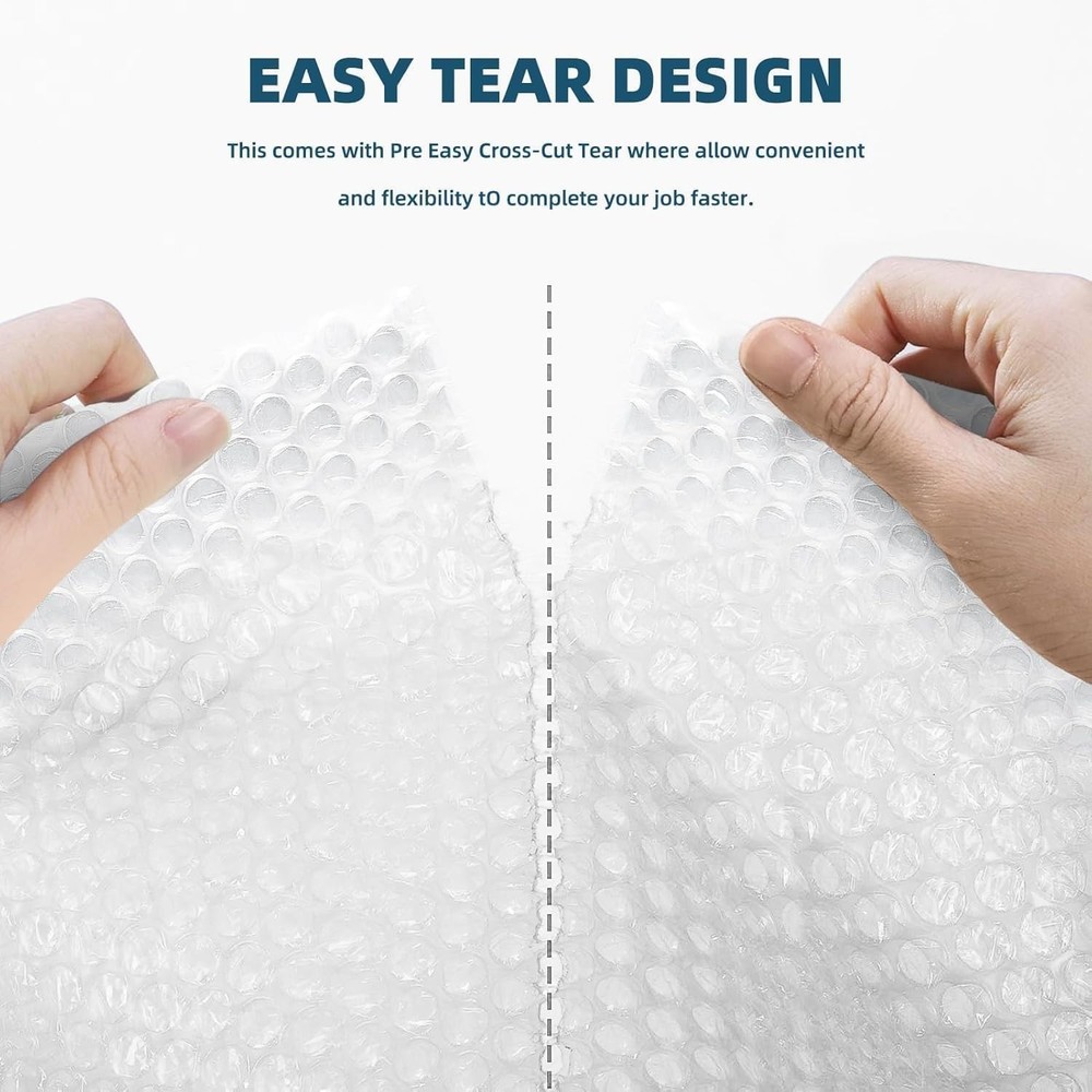 12'x15' Bubble Cushioning Wrap for Safe Shipping & Storage Solutions