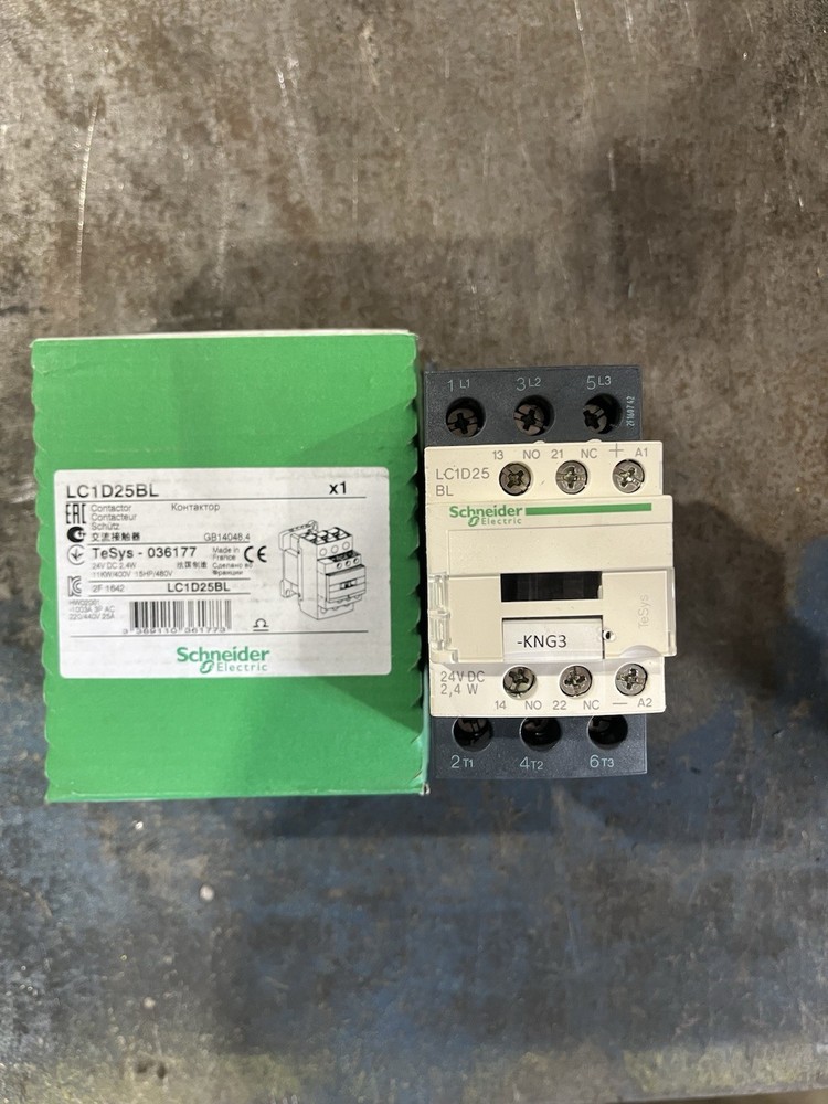 SCHNEIDER CONTACTOR TeSys LC1D25BL