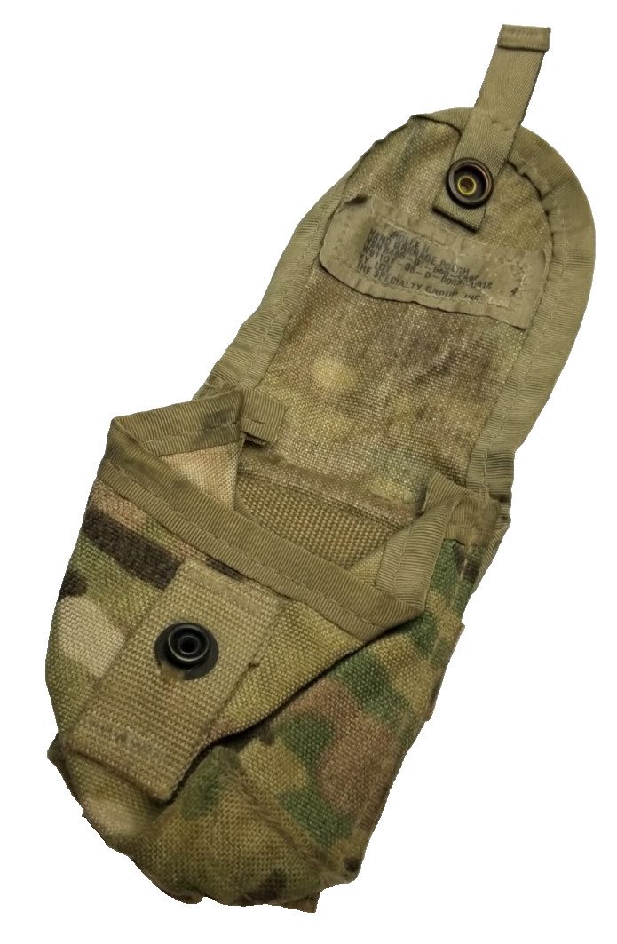 QTY 1 USGI Military Molle II OCP Multicam Army Hand Grenade Ammo Pouch USED