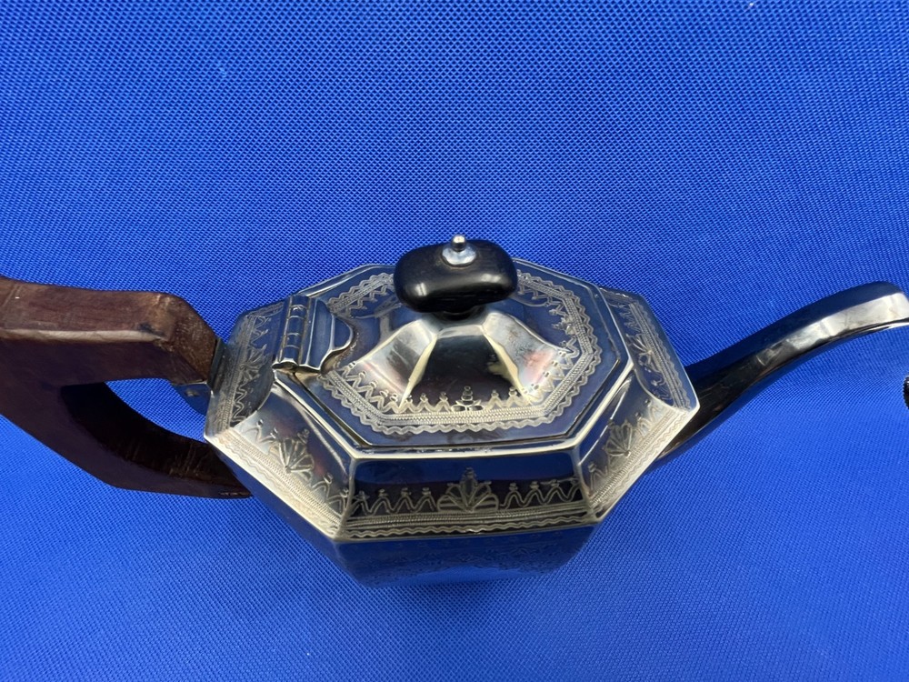 Antique Silver plated Teapot, JD & S.