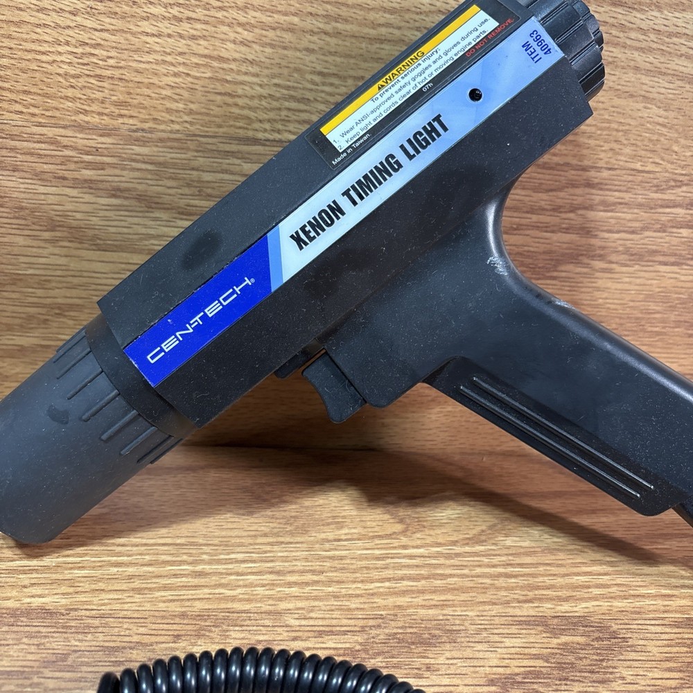 Cen-Tech 40963 Xenon Timing Light Inductive Advance Degrees Ignition Tool
