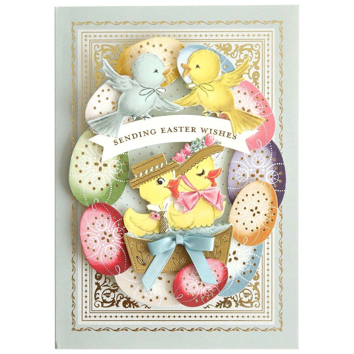 Anna Griffin Easter Embell/Stickers (20) - 1 each of 20 Designs-Bunnies & Chicks