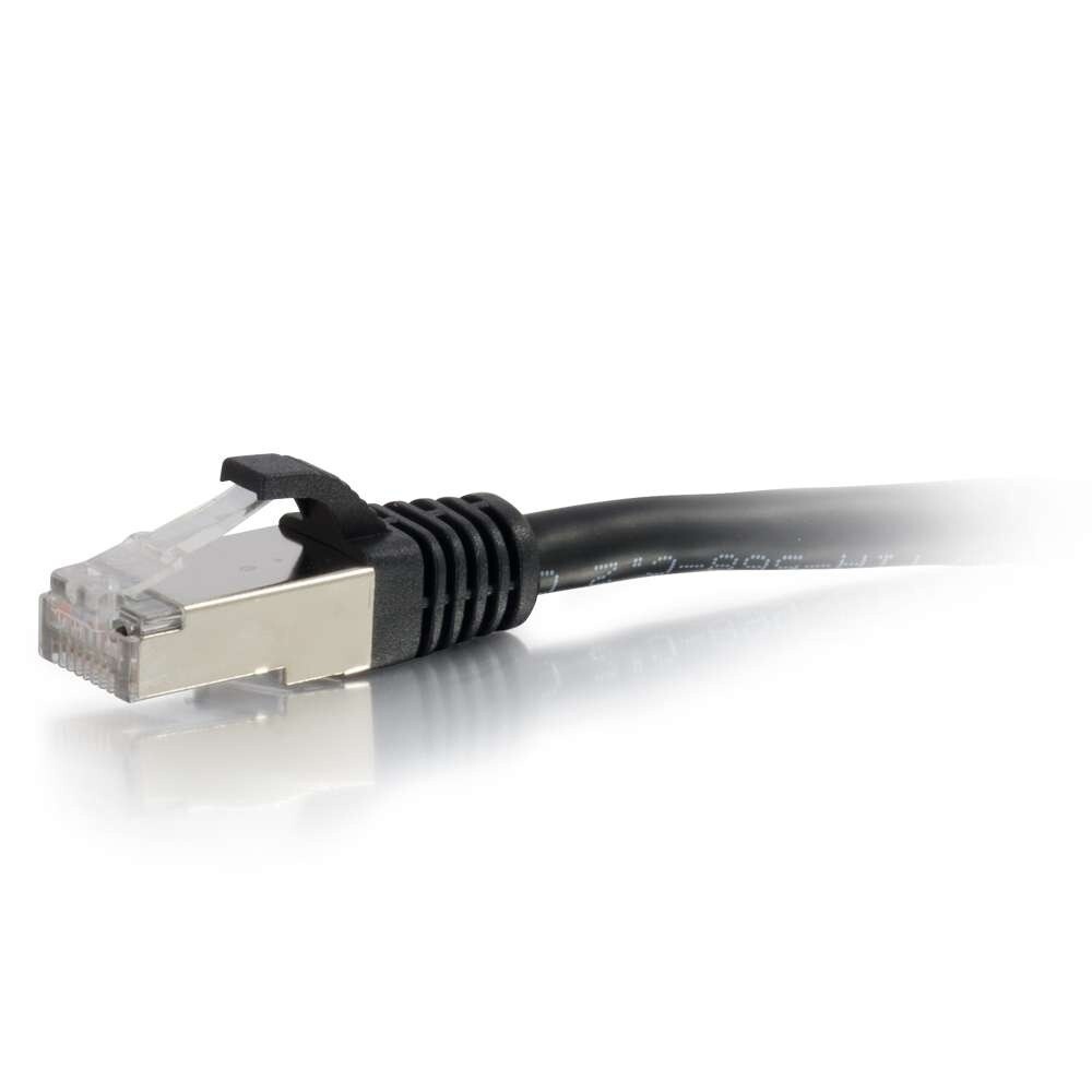 0.5ft (0.15m) Cat6 Snagless Shielded (STP) Ethernet Network Patch Cable-C2G