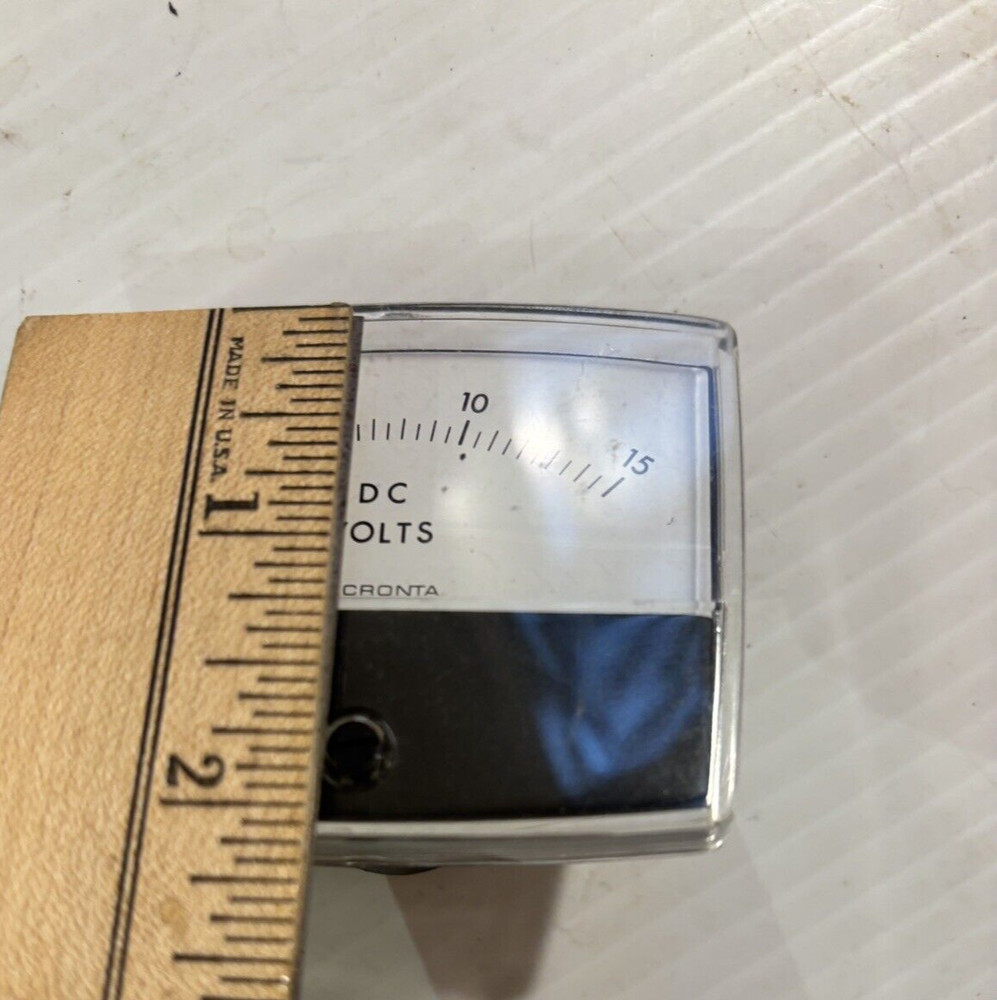 MICRONTA 15V PANEL METER MODEL 270-1754 - TESTED WORKS