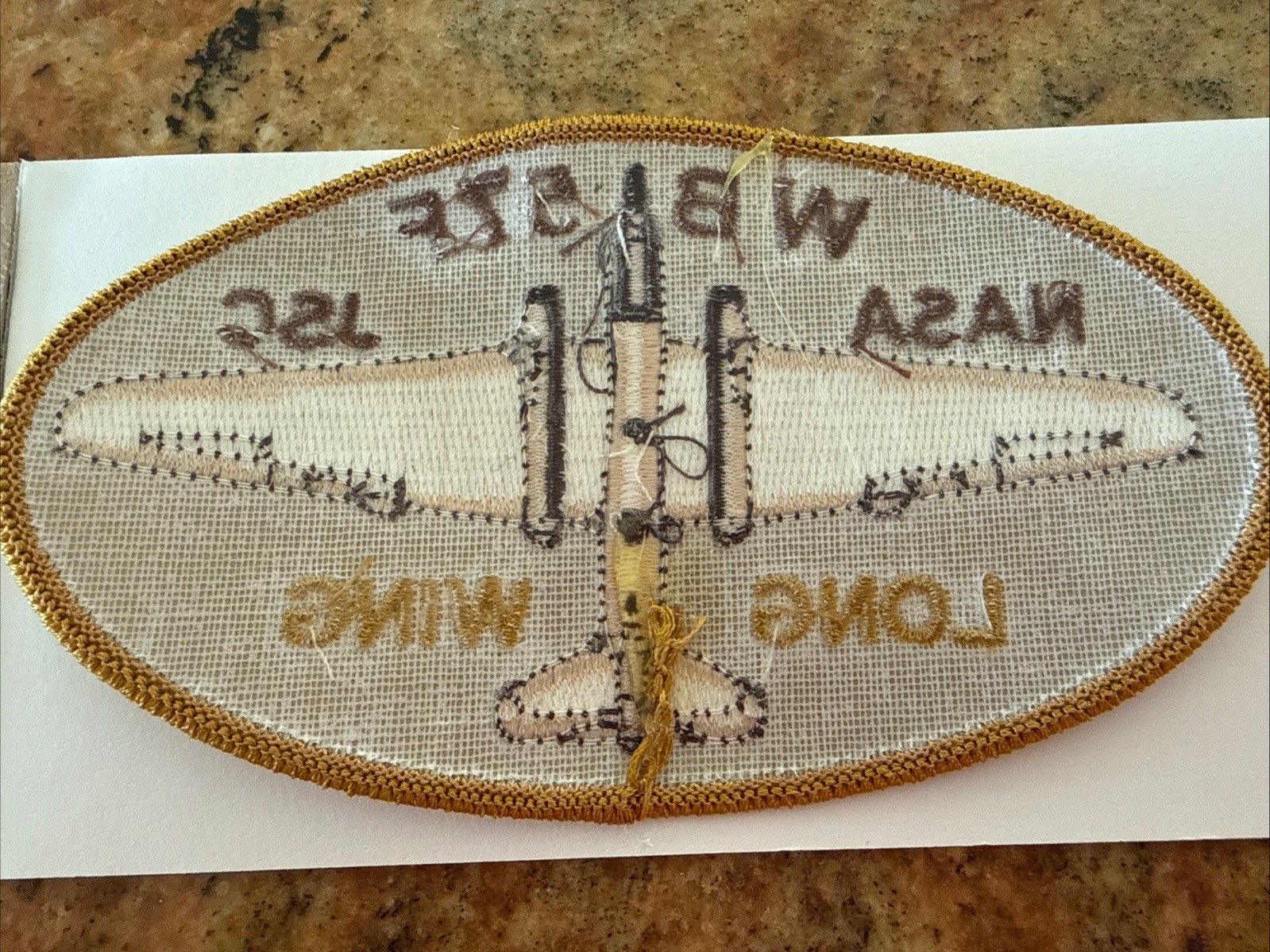 Rare Flown NASA WB-57 Long Wing JSC Flight Mission Deployed Team Patch