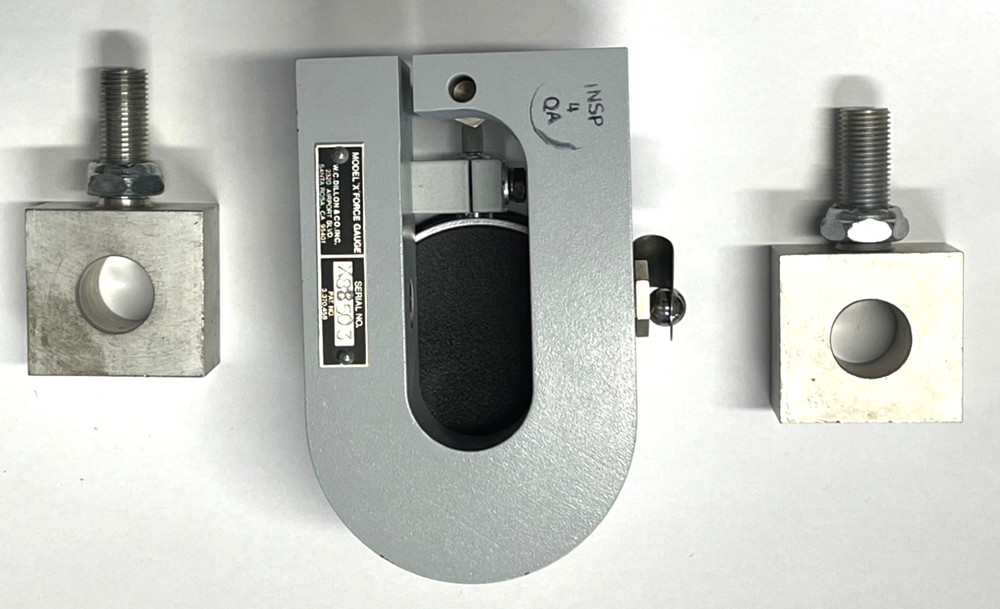 Dillon Model X Mechanical Force Gauge, Push Pull Style , 2500 lb Capacity