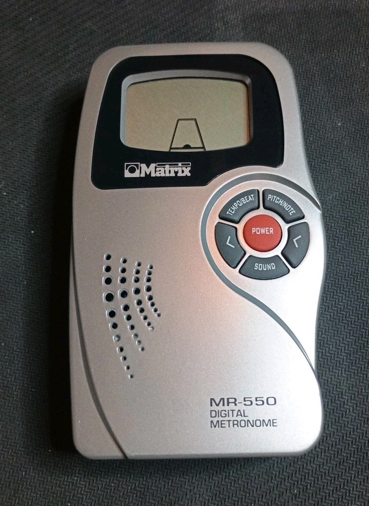 Matrix MR-550 Digital Metronome With LCD Pendulum Simulation Used.