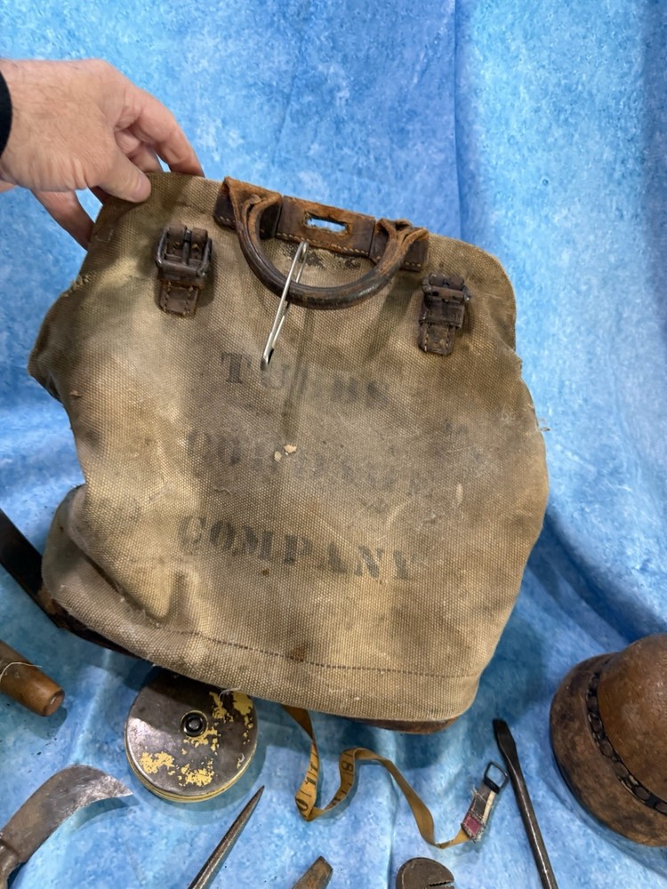 Antique Sailmakers shipwright shipbuilding Carpenter tool kit