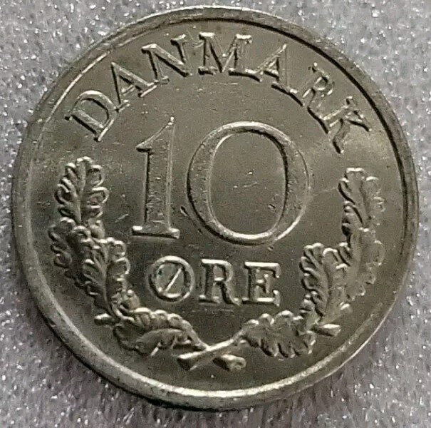 Denmark 10 Ore 1972 *C245