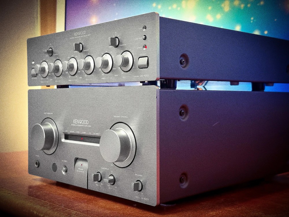 KENWOOD SETUP 🌈RaRe🌈 Vintage Stereo Amplifier & Parametric Equalizer