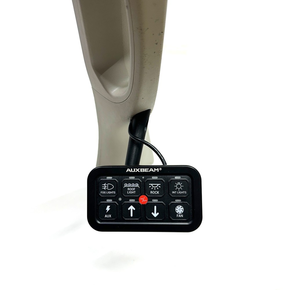 Custom Auxbeam mount for 2010-2018 Ram grab handle cap bolt on