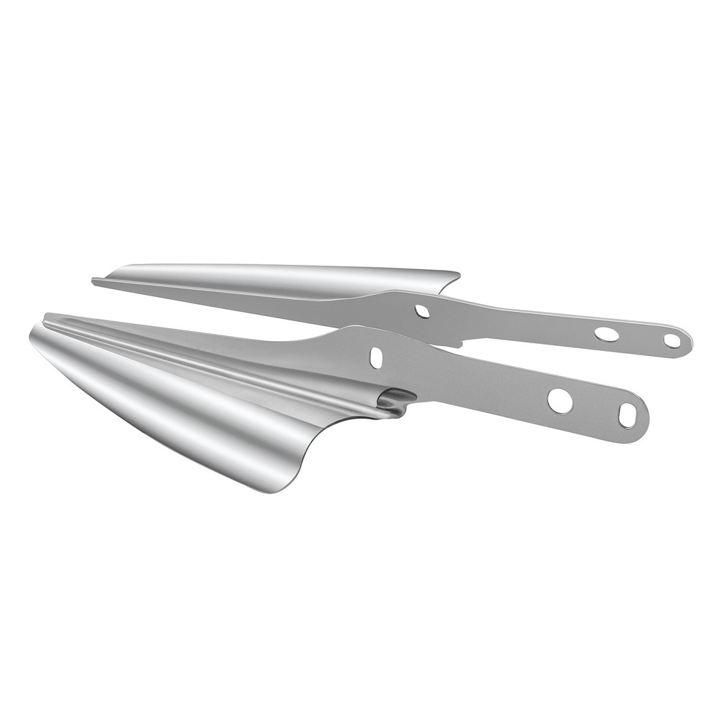Chrome Front Fork Mount Wind Deflector For Harley FLSTC Heritage Softail Classic