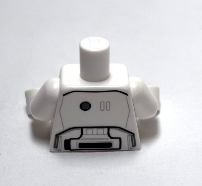 Lego - Minifigure Torso - Star Wars - White First Order Armor