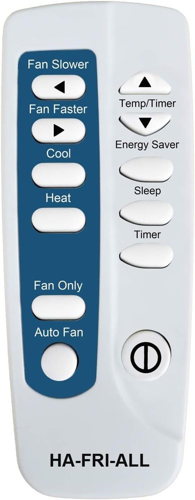 Universal AC Remote Control Replacement for Frigidaire Units Infrared