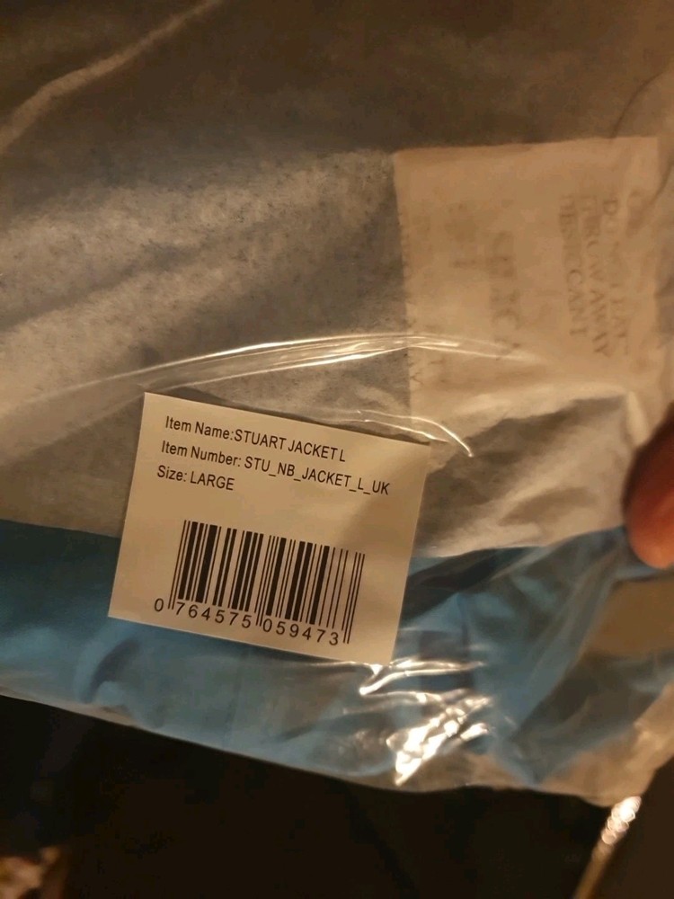 Stuart Jacket Large Brand New