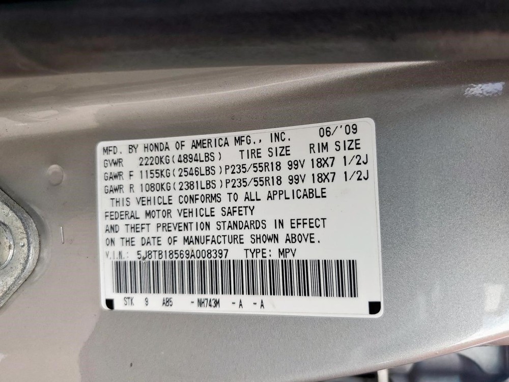 Camera/Projector Camera Gate Mounted Fits 07-09 RDX 356747
