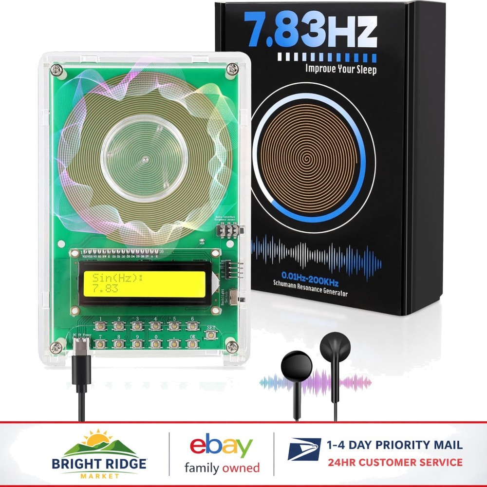 Frequency Generator for Healing with Protective Gift Box & User-Friendly Design