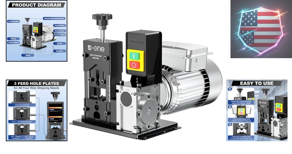 Automatic Wire Stripper Machine, Copper Wire Stripping Machine, Wire Stripper...