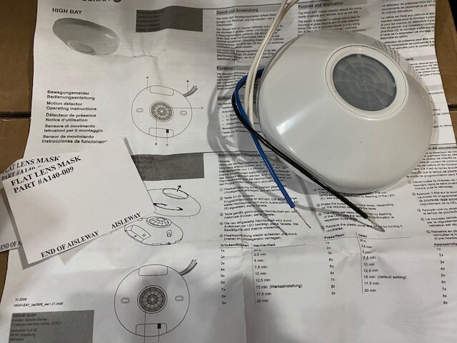 LIGHTING CONTROL SYSTEM OSRAM HIGH BAY SENSOR, 120 - 277V AC / 50-60Hz (NEW)