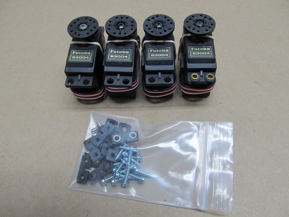 Four Futaba S3004 Servos
