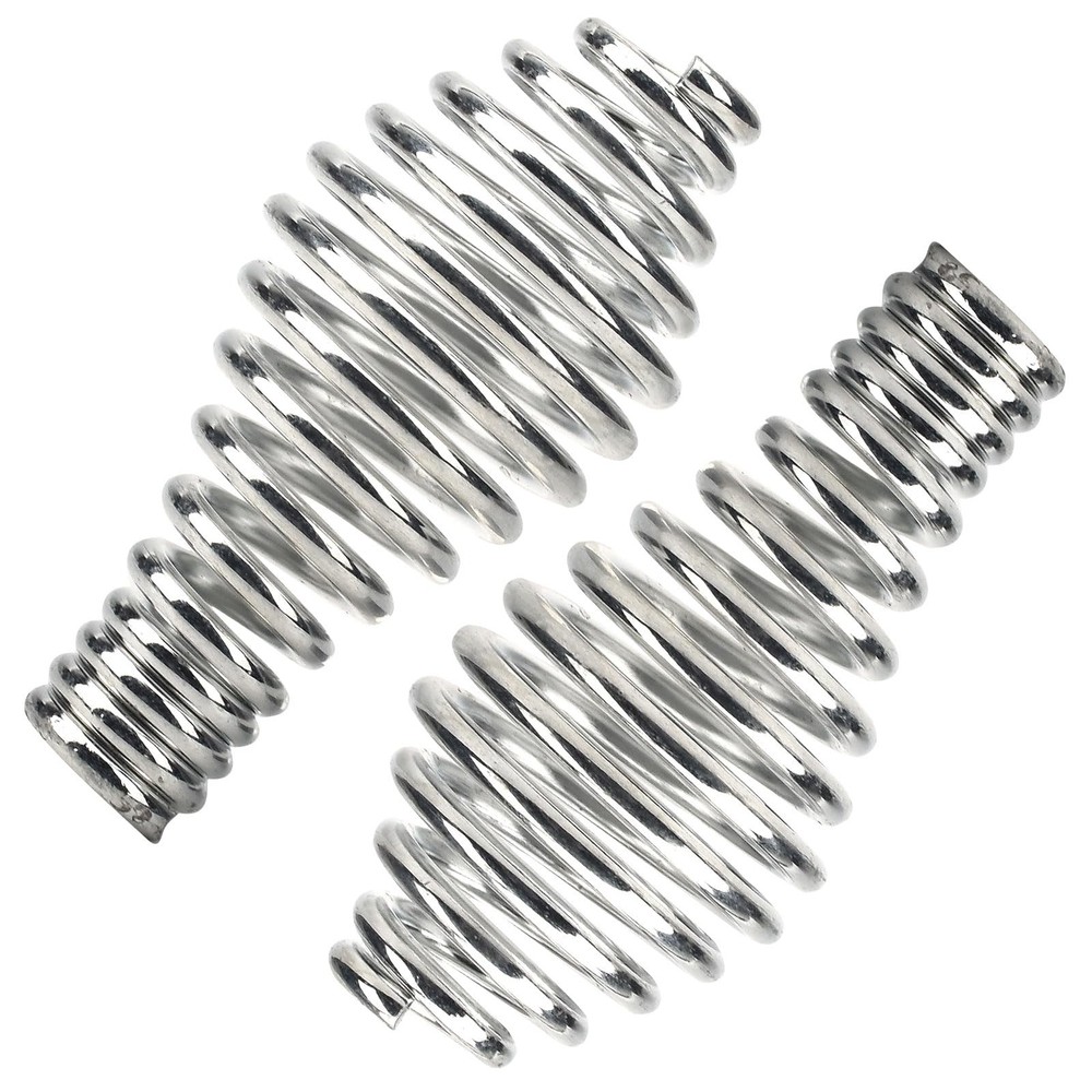 2 Pcs BBQ Pellet Stove Spring Door Handle (Max Diameter: 1-3/4", SILVER