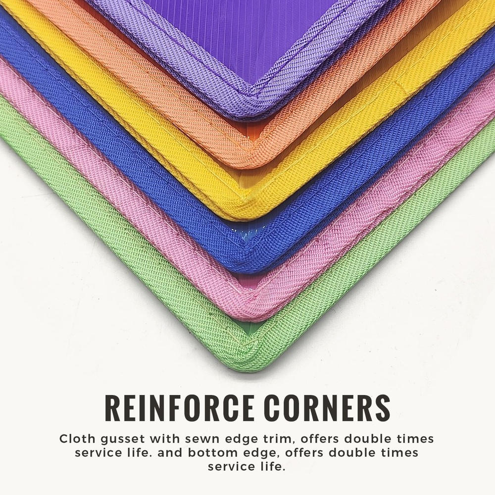 Plastic Expanding File Folder, Envelope Folders for Documents, Waterproof Tra...