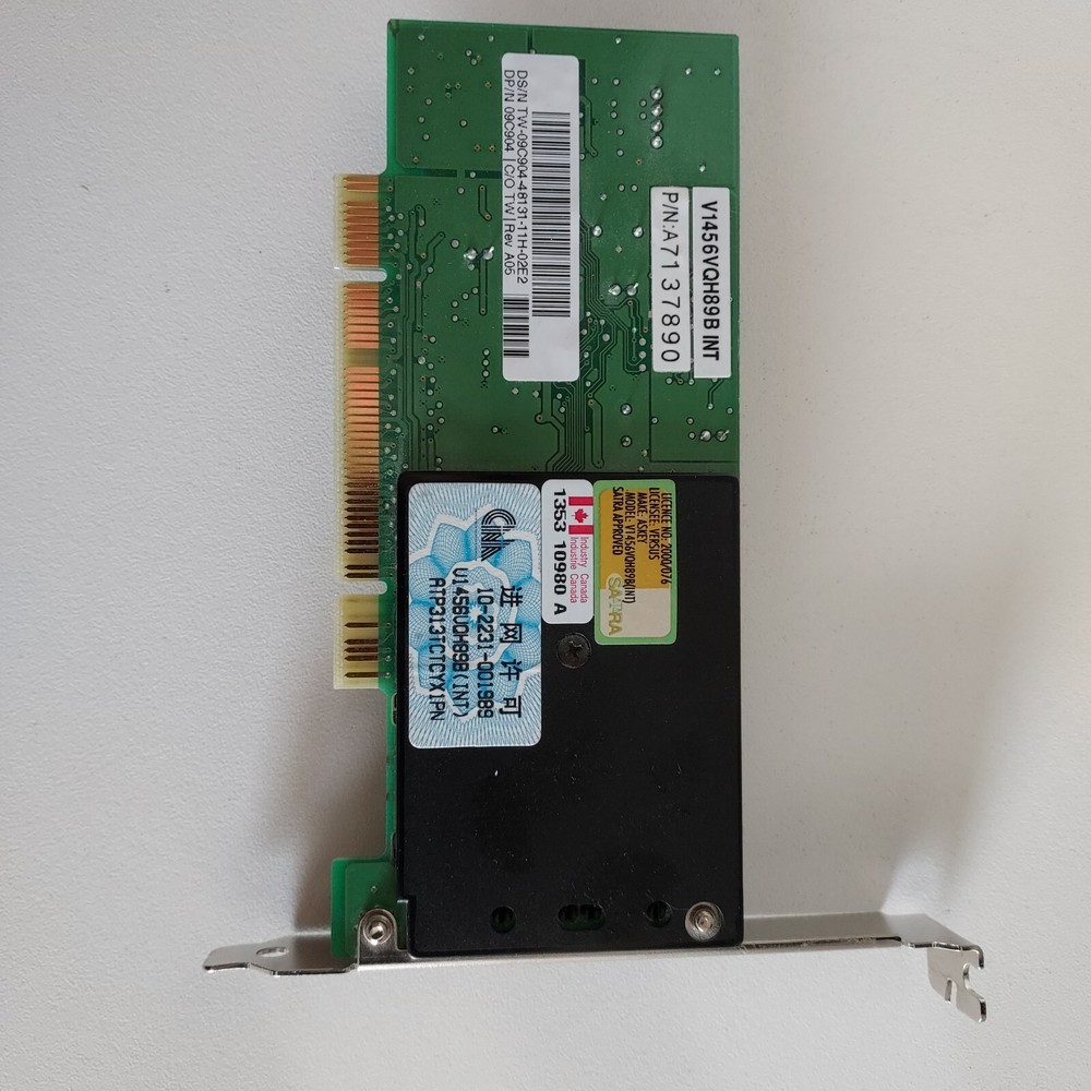 Lucent Technologies 56K PCI Modem Model V1456VQH89B(INT)