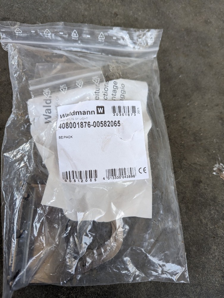 Waldmann Bracket End Bracket LED Mach Plus Machine Light 408001876-00582065