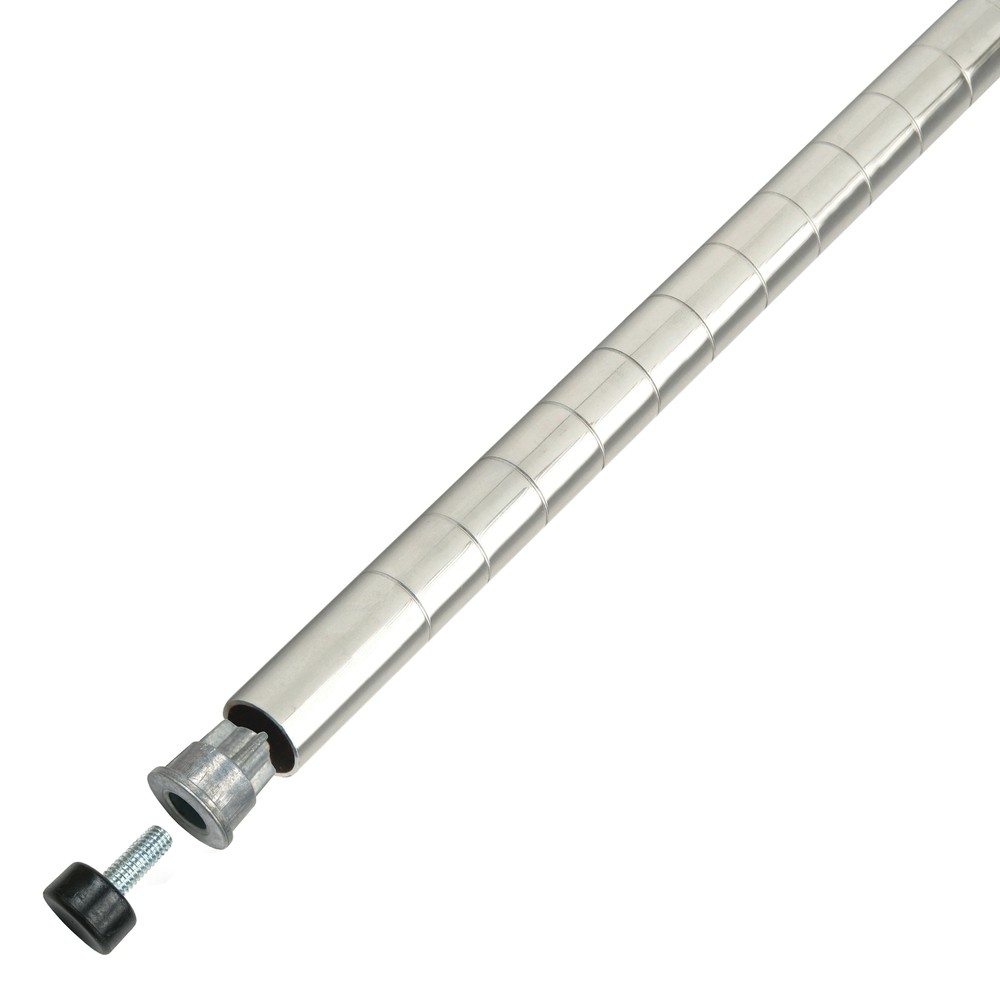 Wire Shelf Post, Chrome Plated, 63" (4 Each)