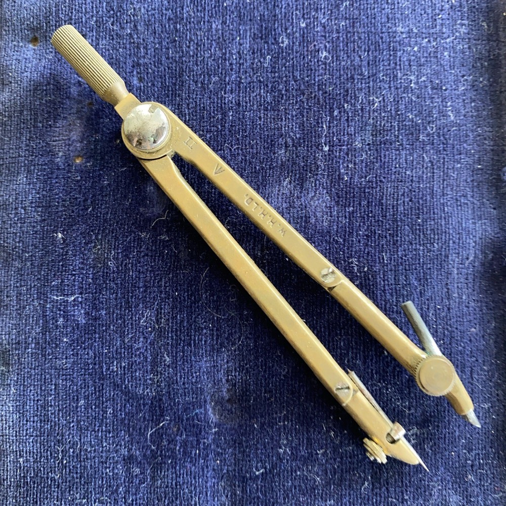 Antique Old Brass Drawing Compass