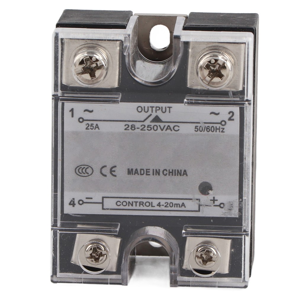 Solid State Relay SSR 4‑20mA Input To 28‑250V AC Output Stepless Regulator
