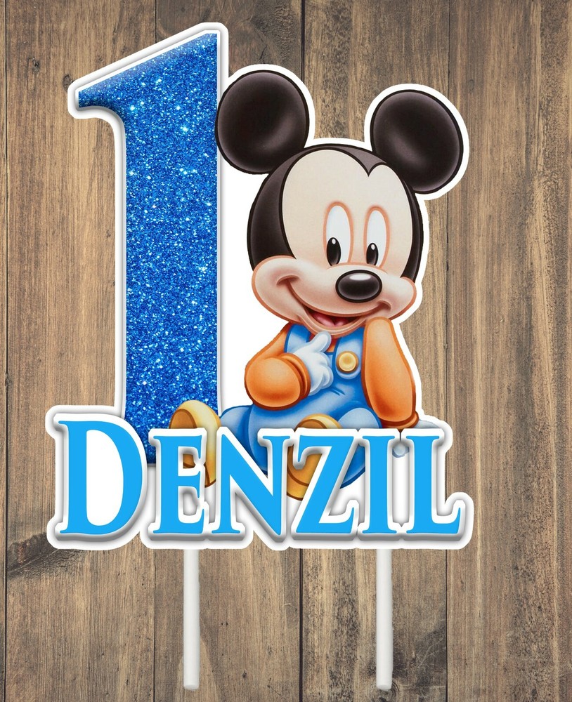 Mickey Mouse Baby Cake Topper