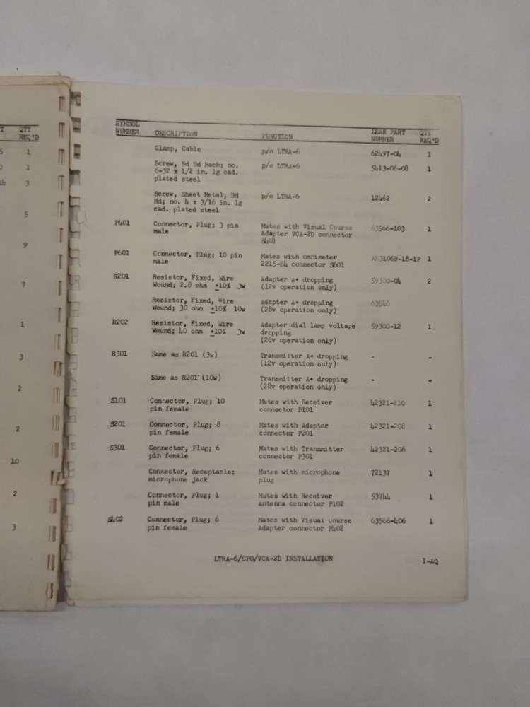 Lear VHF/LF Combinations Installation Manual Original