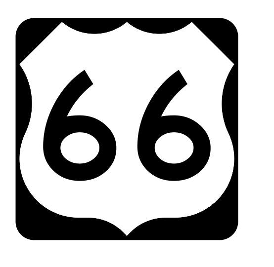 US Route 66 Sticker Decal