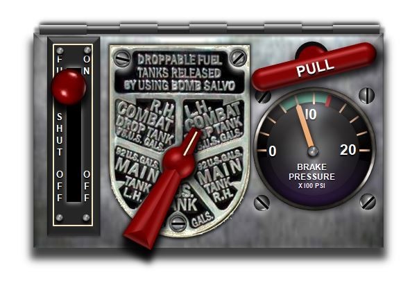 P51 MUSTANG COCKPIT instrument panel CDkit