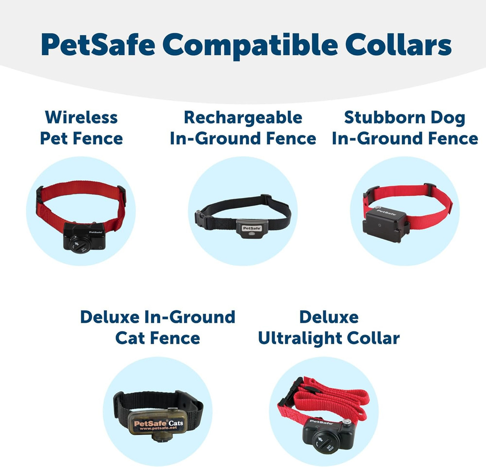 Replacement Collar Accessory Kit for In-Ground & Wireless Dog Receiver Collars -